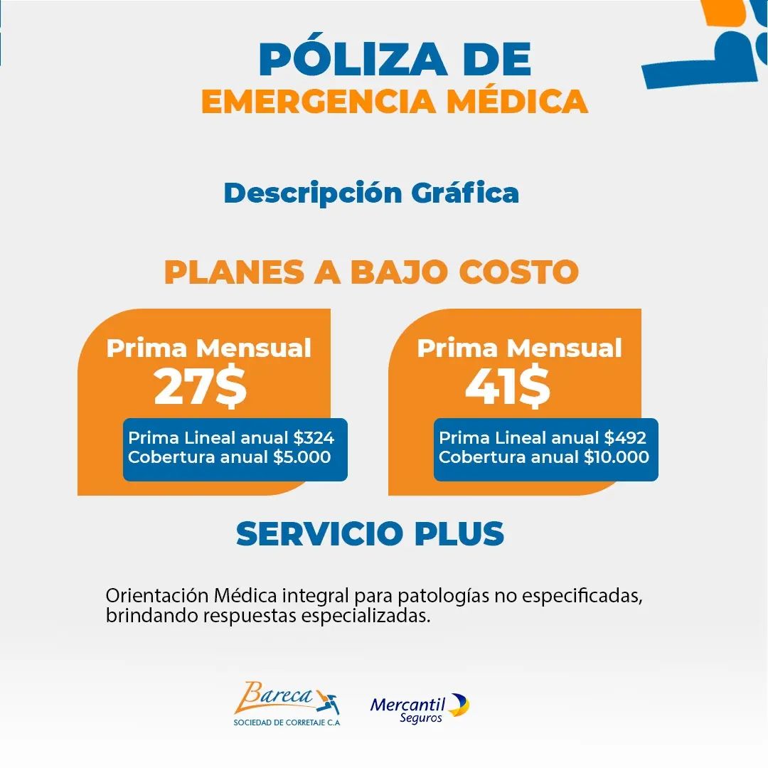Póliza de emergencias médicas